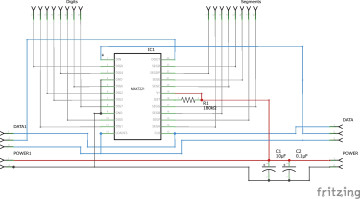 LED Matrix Control Unit board