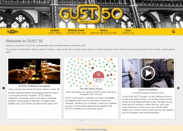 GUST 50 Website Homepage