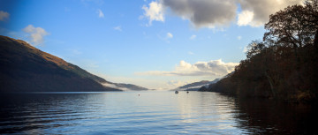 Loch Lomond, looking south, from Tarbet Hotel