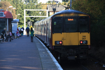 Onto the train, ready for the next adventure.